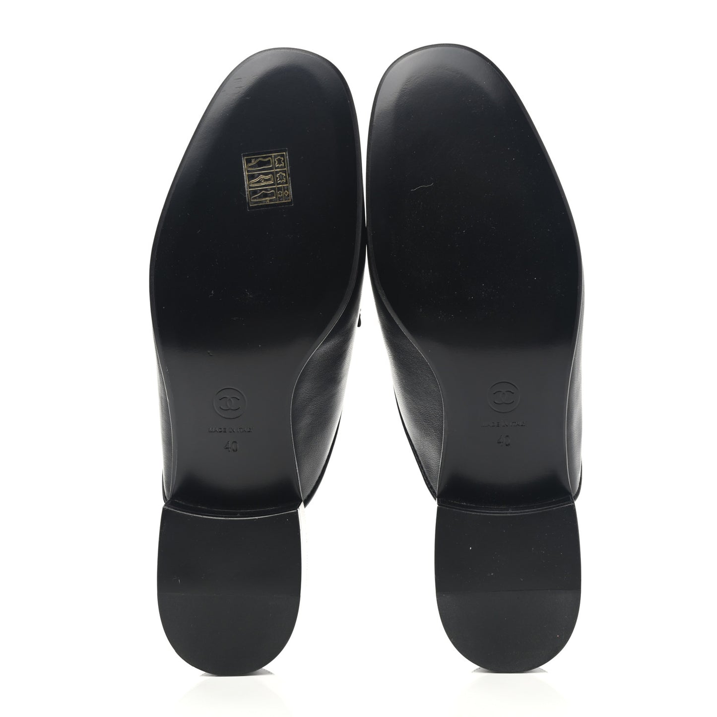 Lambskin Quilted Boy Mules 40 Black