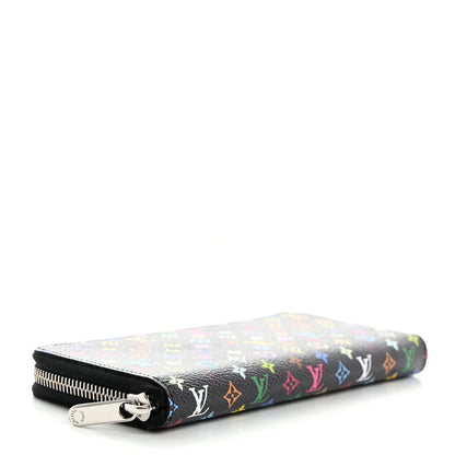 Louis Vuitton LV X TM Monogram Multicolor Clemence Wallet Black 4 of 7