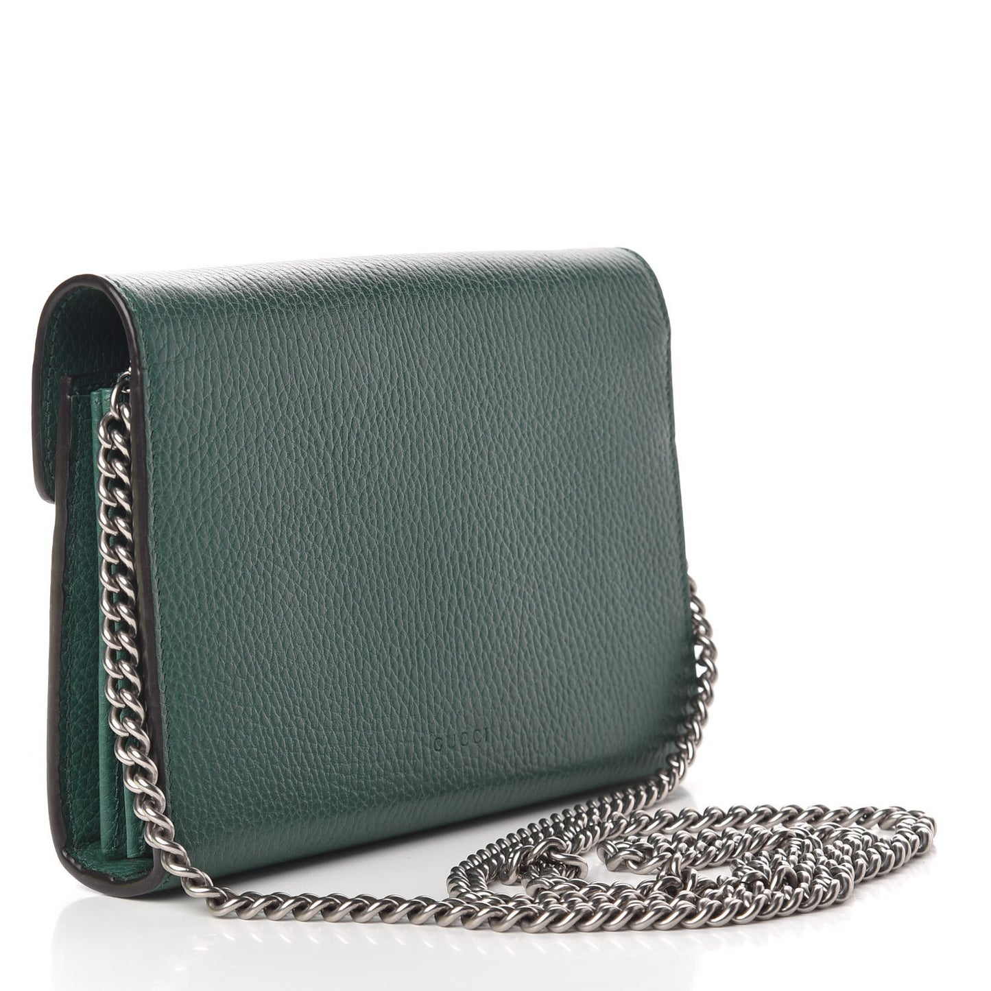 Calfskin Mini Dionysus Chain Wallet Emerald