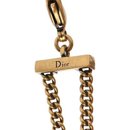 Christian Dior Metal J'Adior Choker Necklace Aged Gold 6 of 6
