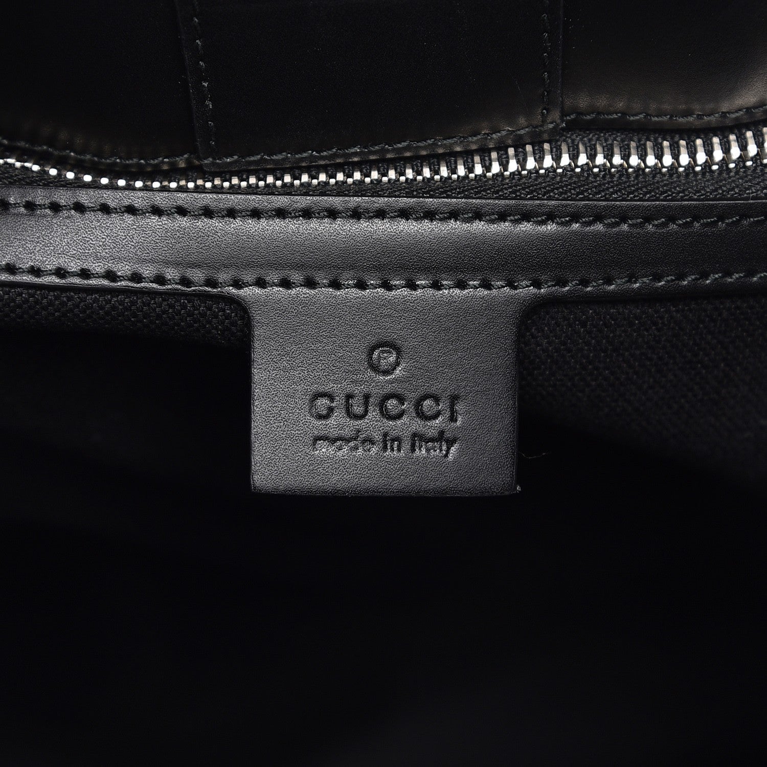 Gucci GG Supreme Monogram Web Angry Cat Embroidered Vertical Tote Black Grey 6 of 8