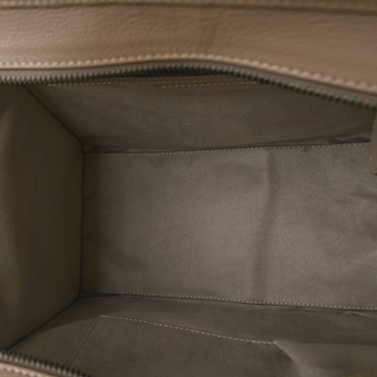 Drummed Calfskin Mini Luggage Dune