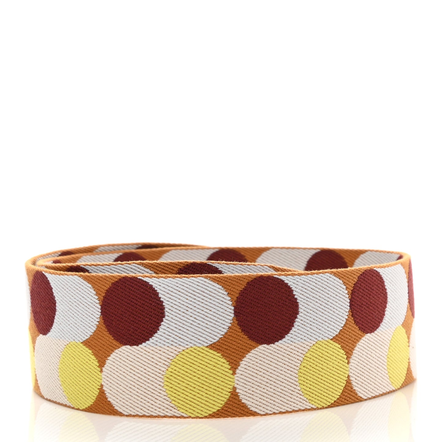 Toile Swift 50mm Sangle Flipperball Shoulder Strap Caramel Nata Gold