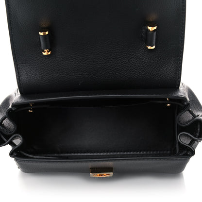 Versace Grained Calfskin Small La Medusa Top Handle Bag Black 5 of 12