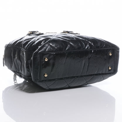 Chanel Glazed Calfskin Portobello Tote Black 4 of 8