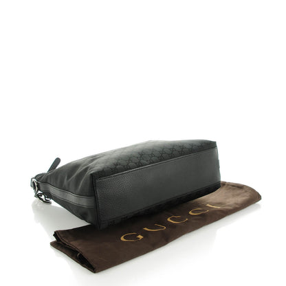 Gucci Nylon Monogram Hobo Black 4 of 7