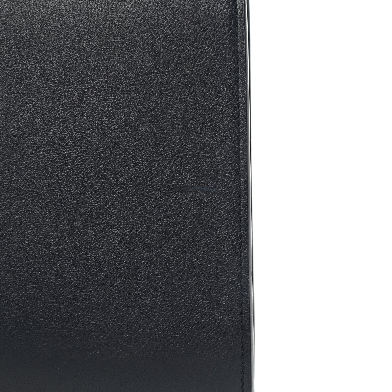 Saint Laurent Calfskin Monogram Large Belle De Jour Clutch Navy 8 of 8