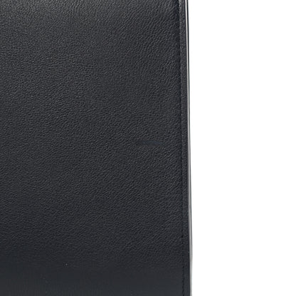 Saint Laurent Calfskin Monogram Large Belle De Jour Clutch Navy 8 of 8