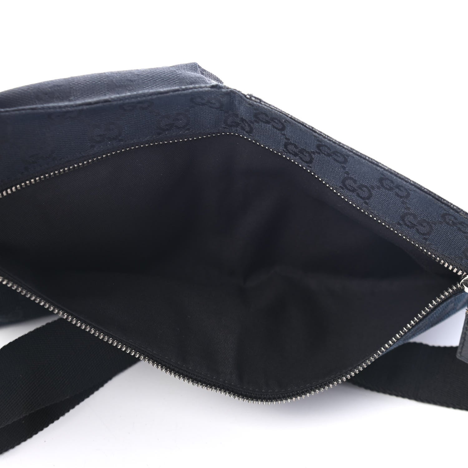 Gucci GG Monogram Double Pocket Belt Bag Black 4 of 4
