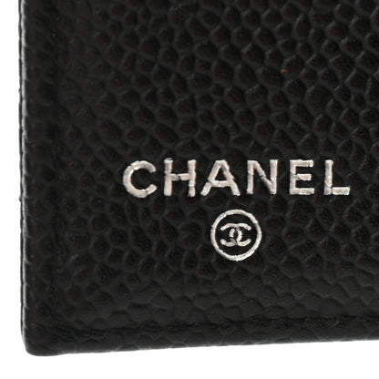 Chanel Caviar Quilted Long Flap Wallet Black 7 of 10