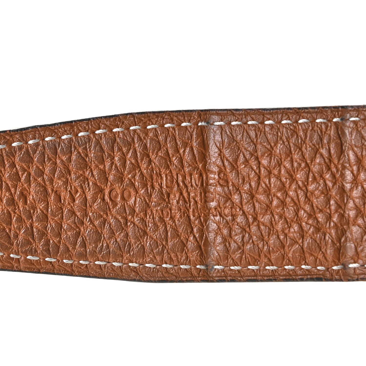 Hermes Box Togo 32mm H Belt 85 Black Gold 5 of 6
