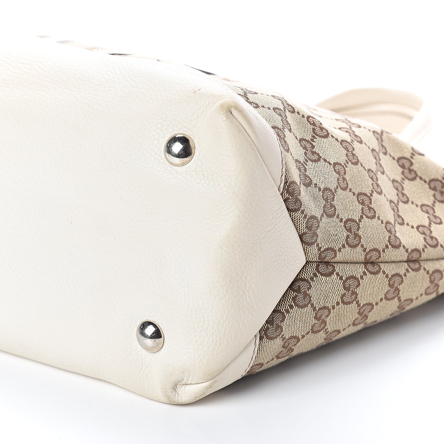 Monogram Web Sunset Tote Off White