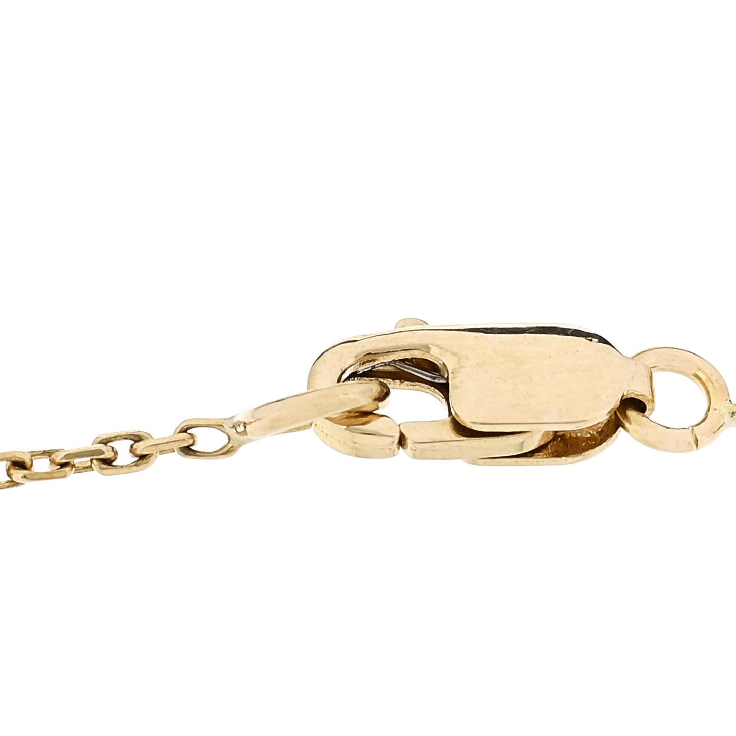 18K Yellow Gold Mother of Pearl Sweet Alhambra Bracelet