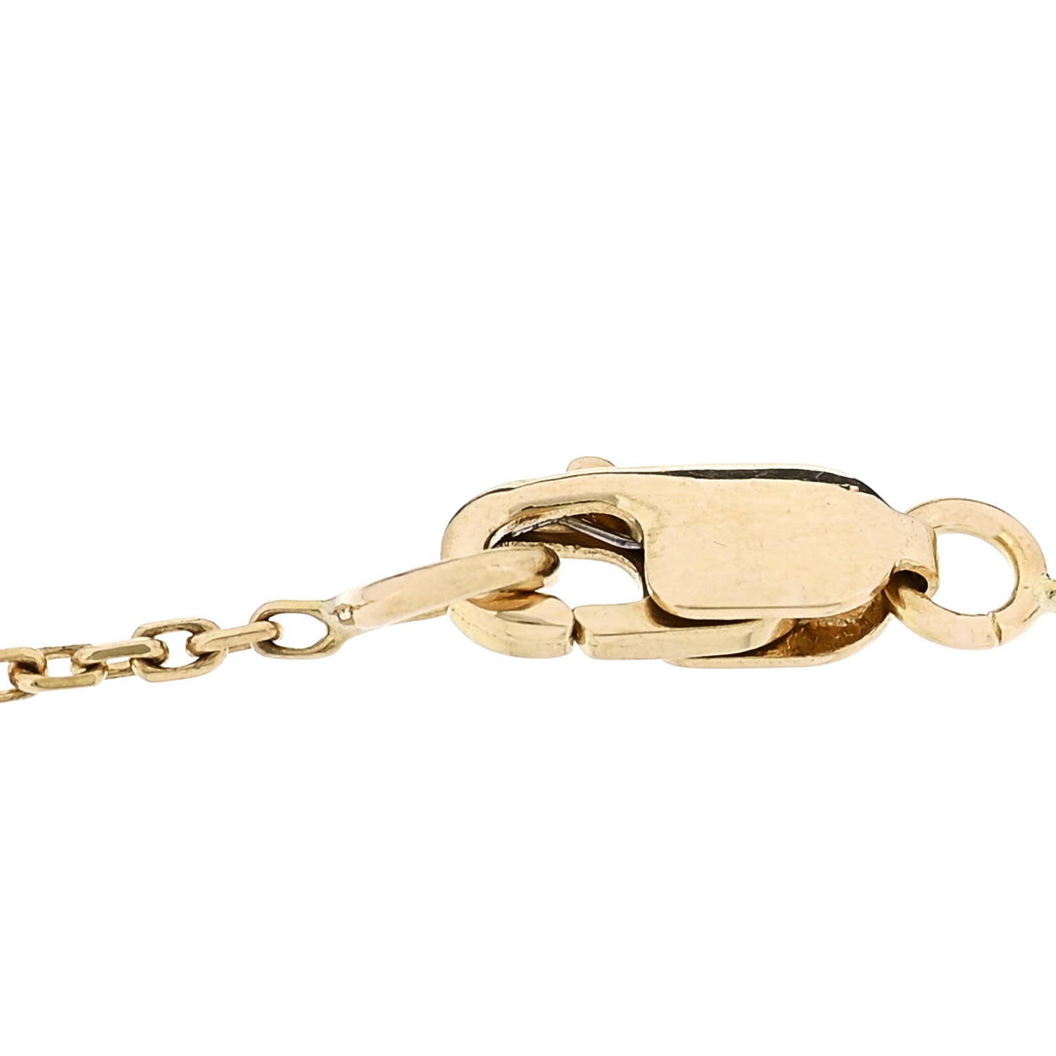 Van Cleef & Arpels 18K Yellow Gold Mother of Pearl Sweet Alhambra Bracelet 3 of 5