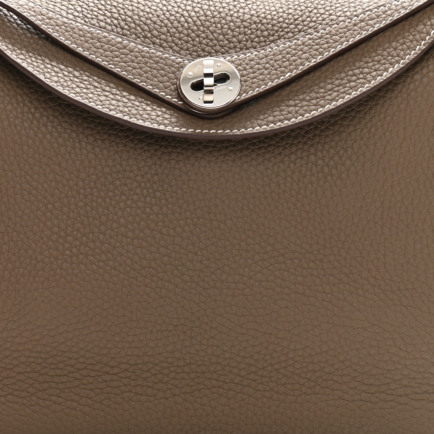 Hermes Taurillon Clemence Lindy 30 Etoupe 8 of 8