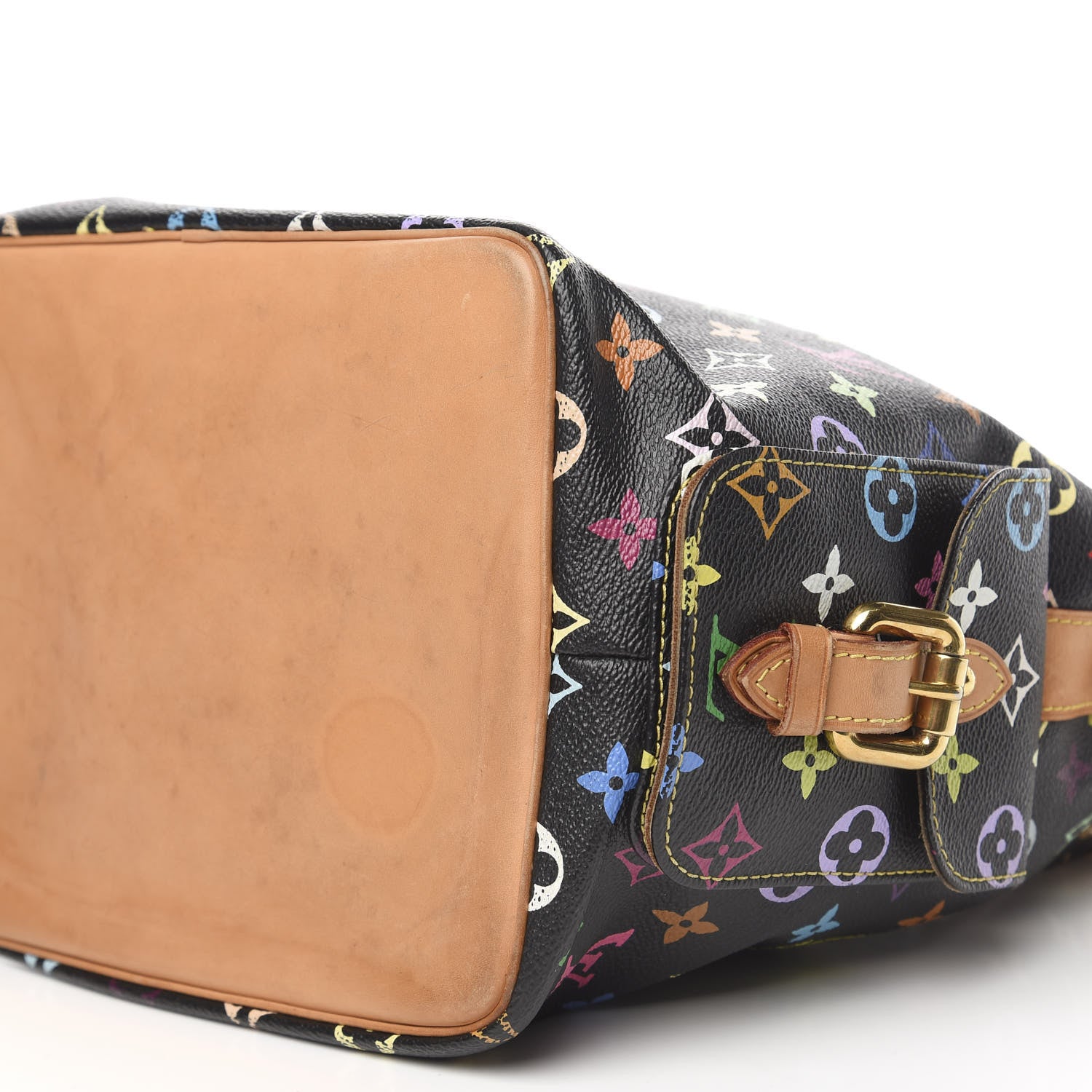 Louis Vuitton Monogram Multicolor Petit Noe Black 8 of 11