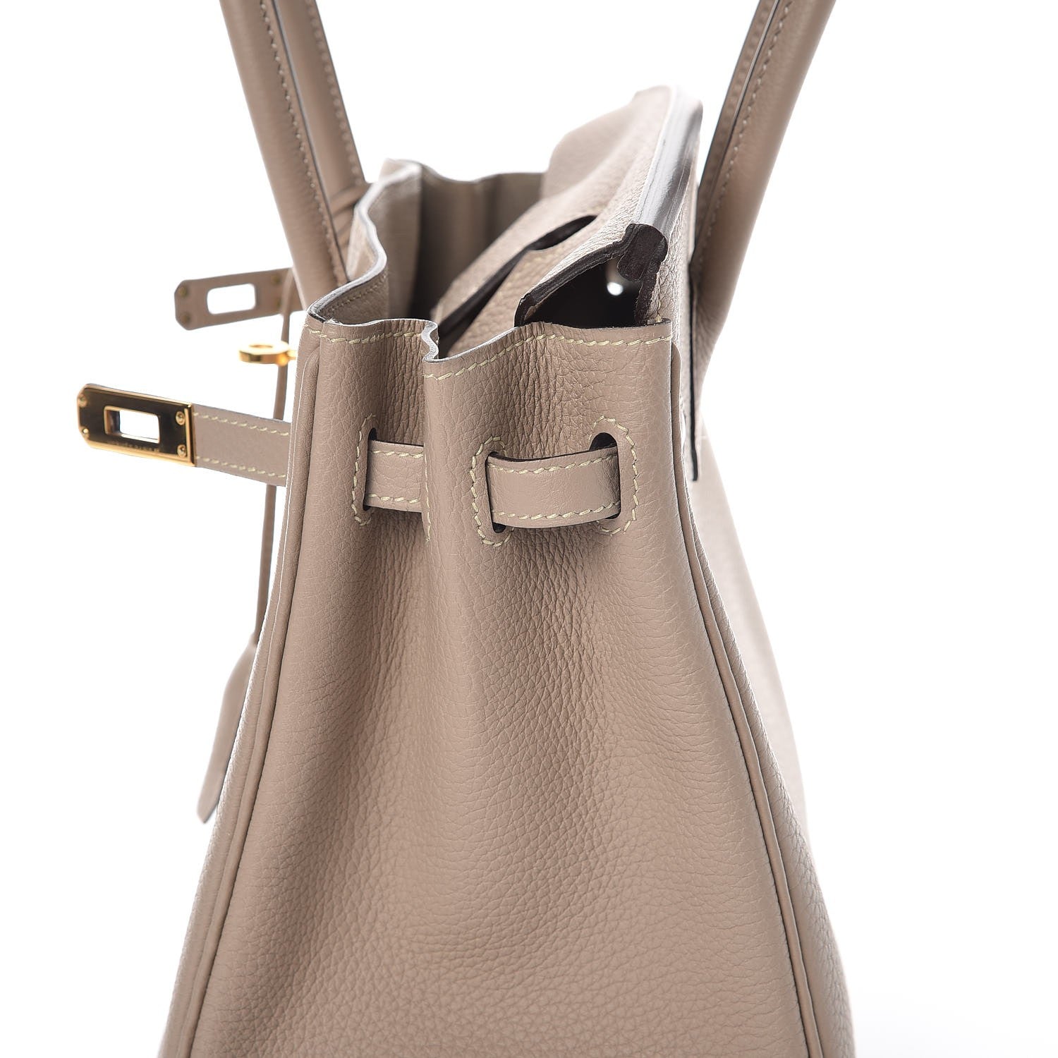 Hermes Togo Birkin 25 Gris Tourterelle 23 of 36