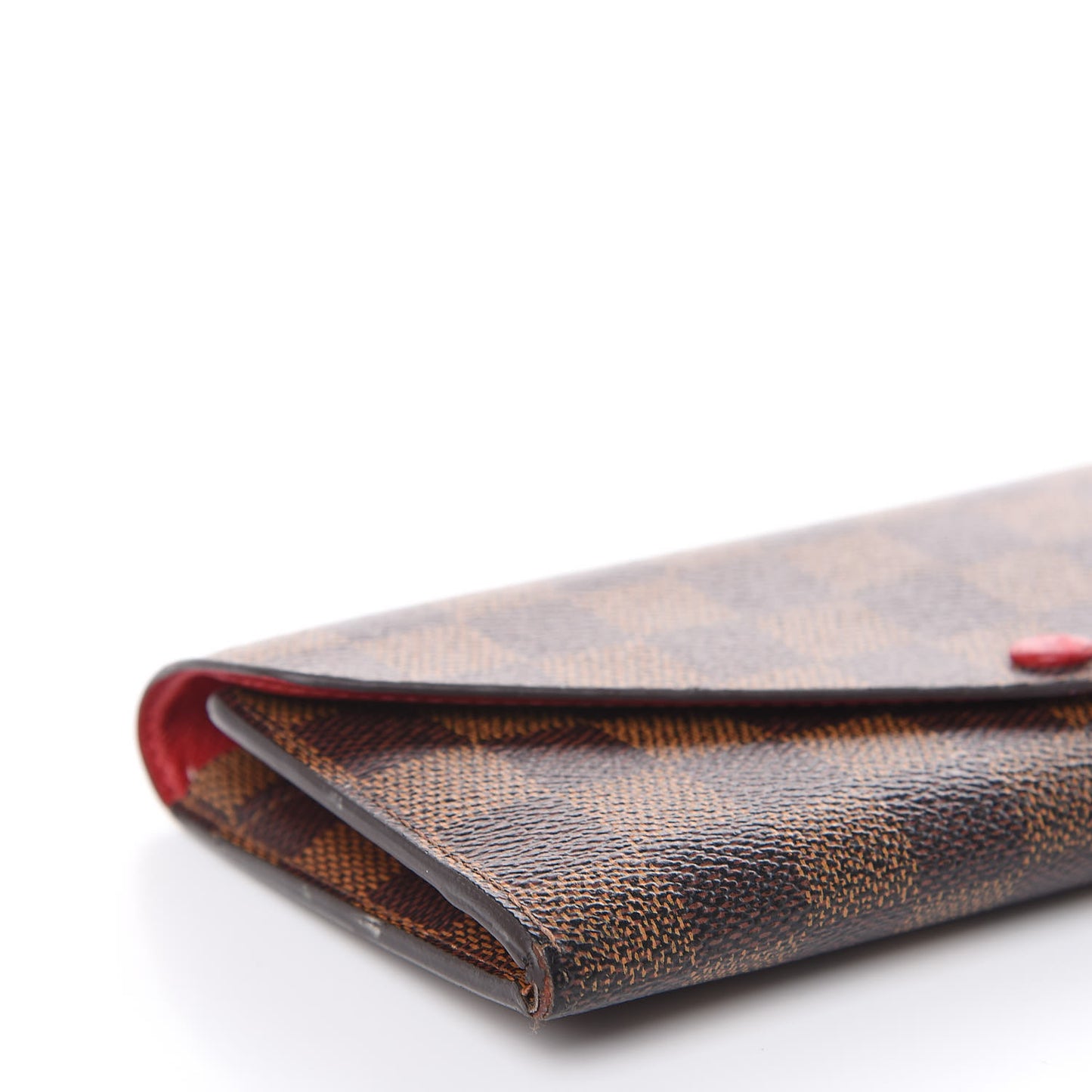 Damier Ebene Josephine Wallet Red