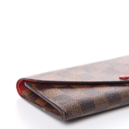 Louis Vuitton Damier Ebene Josephine Wallet Red 7 of 14