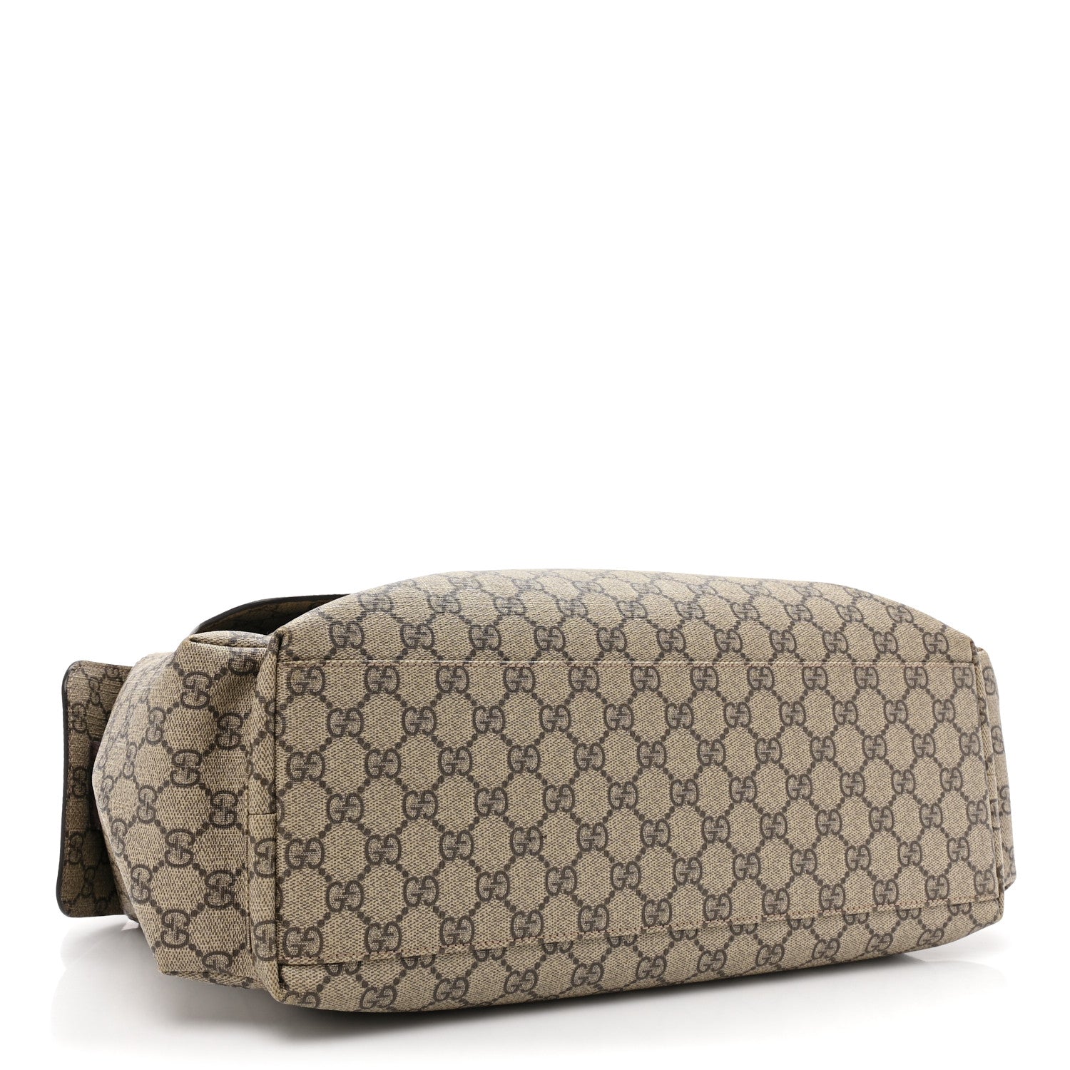 Gucci GG Plus Monogram Messenger Diaper Bag Dark Brown 4 of 16