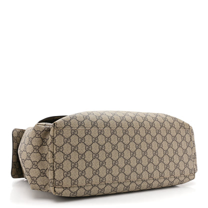 Gucci GG Plus Monogram Messenger Diaper Bag Dark Brown 4 of 16