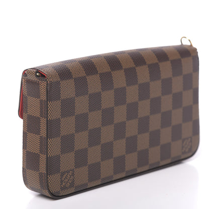 Louis Vuitton Damier Ebene Pochette Felicie Chain Wallet 3 of 9