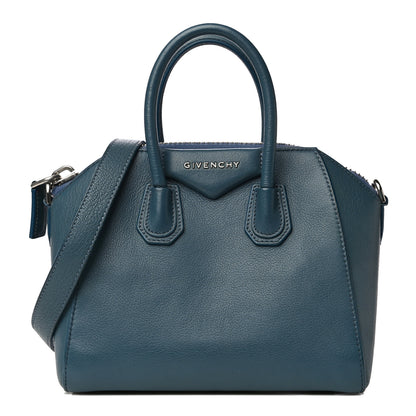 Givenchy Sugar Goatskin Mini Antigona Oil Blue 1 of 13
