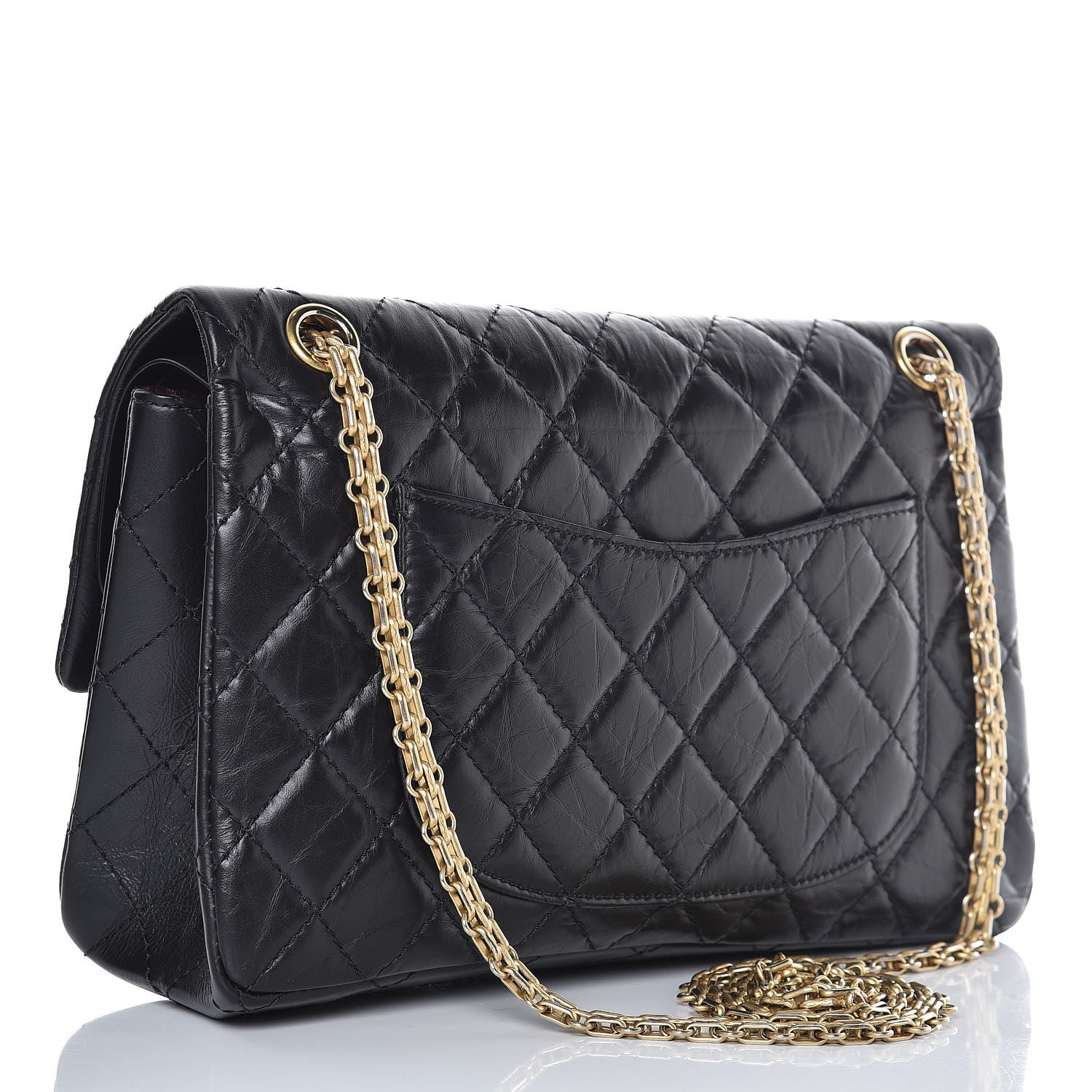 Chanel Aged Calfskin Quilted 2.55 Reissue 226 Flap Black 4 of 10