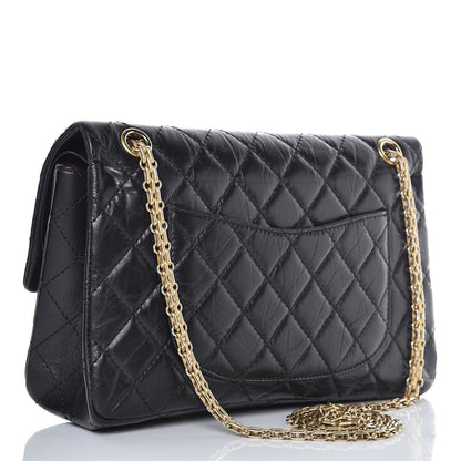 Chanel Aged Calfskin Quilted 2.55 Reissue 226 Flap Black 4 of 10