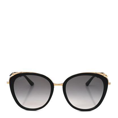 Cartier Panthere De Cartier Sunglasses CT0150S Black Gold 2 of 7