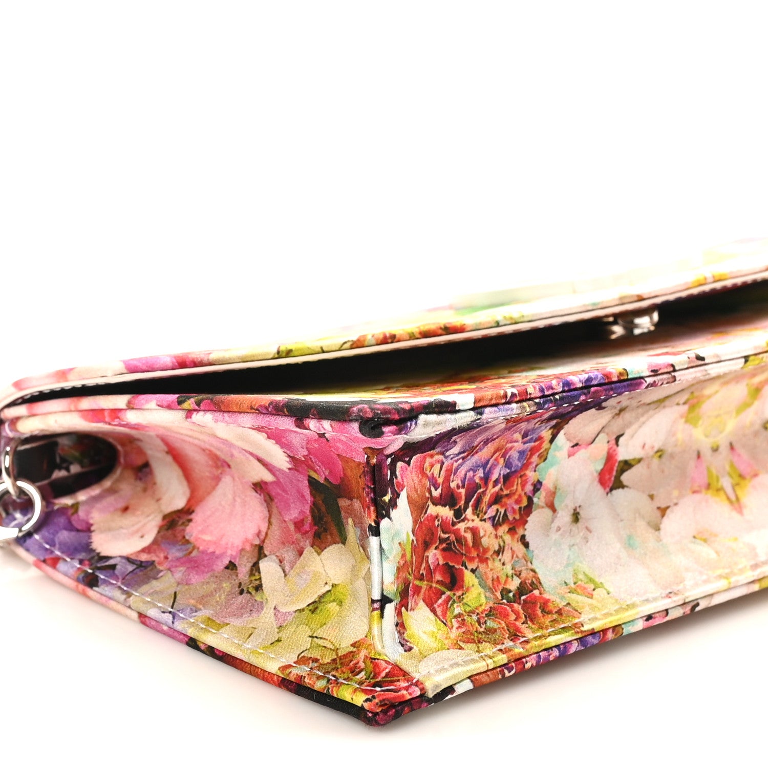 Christian Louboutin Crepe Satin Blooming Loubi54 Crossbody Clutch Multicolor 8 of 9