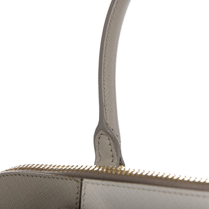 Prada Saffiano Lux Bi-Color Promenade Tote Talco Pomice 11 of 18