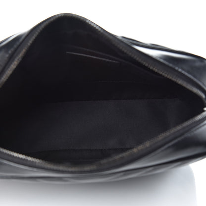 Saint Laurent Calfskin Matelasse Monogram Lou Camera Bag Black 5 of 10
