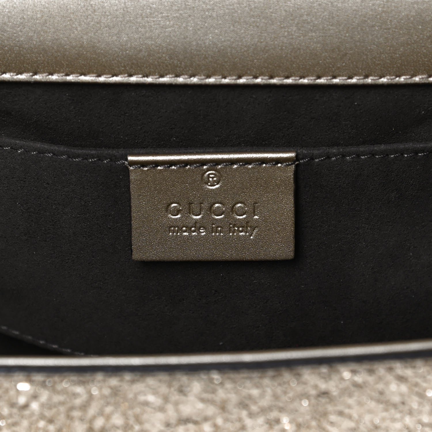Gucci Galassia Small Padlock Shoulder Bag Platino 6 of 11