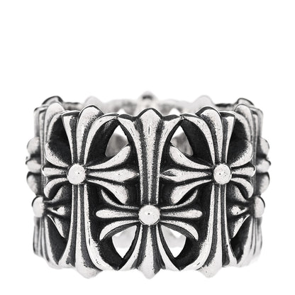 Chrome Hearts Sterling Silver Cemetery Cross Ring 61 9.5 3 of 6