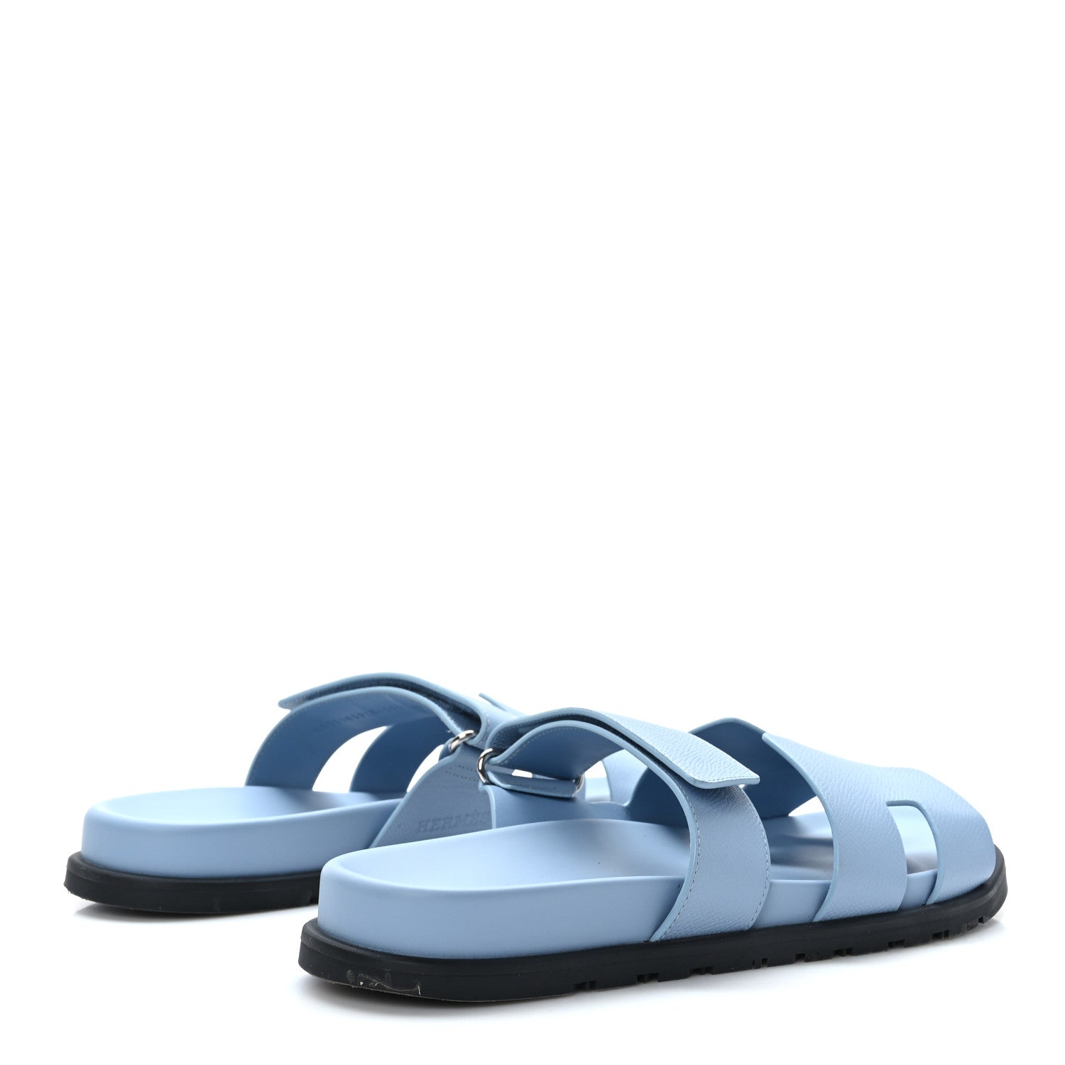 Hermes Epsom Mens Chypre Sandals 43 Bleu Faience 43 4 of 8