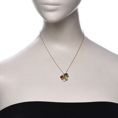 Tiffany 18K Yellow Gold Briolette Cluster Pendant 2 of 7