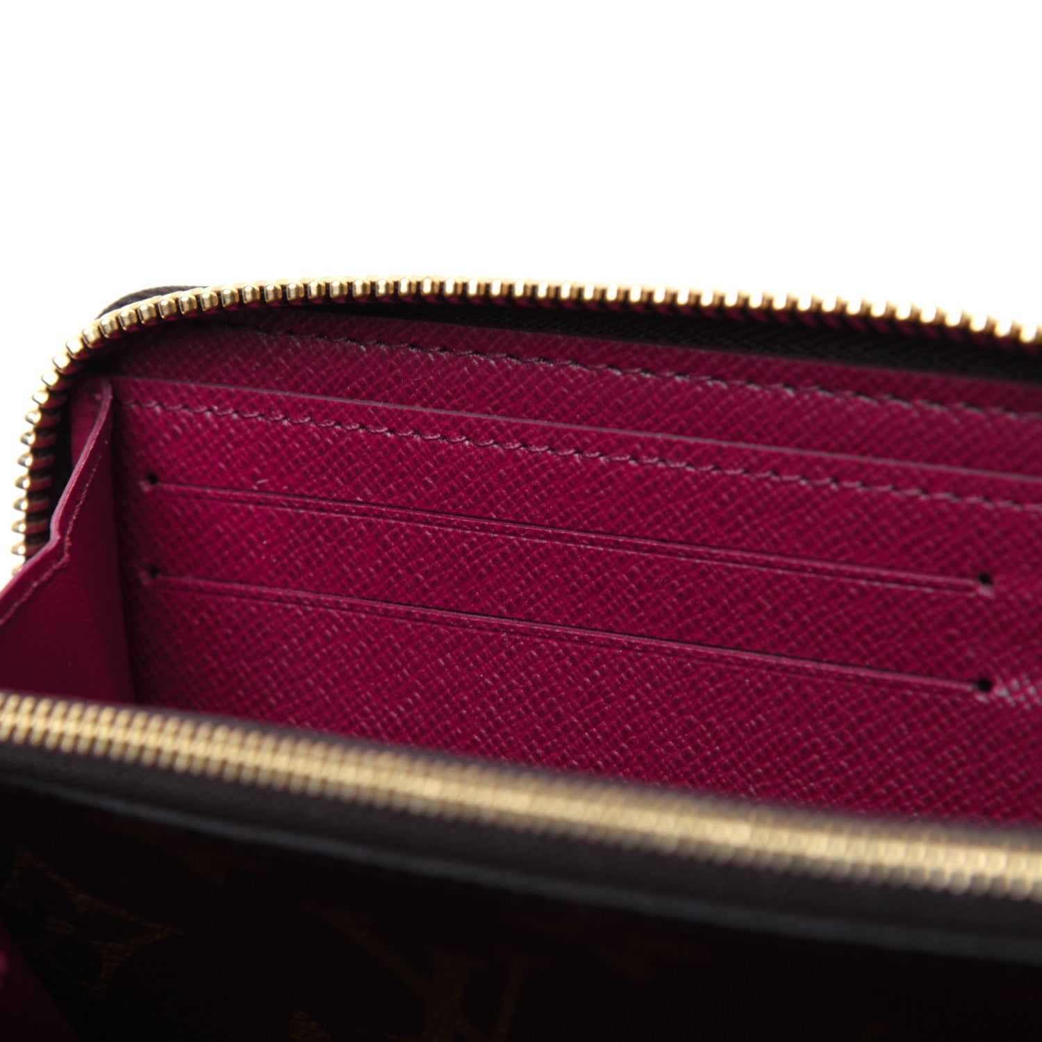 Louis Vuitton Monogram Clemence Wallet Fuchsia 11 of 14