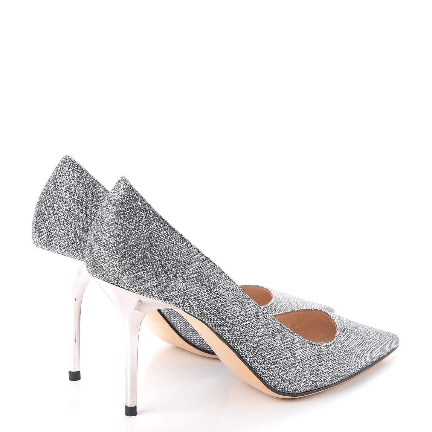 Glitter Lame Abel Pumps 39 Anthracite