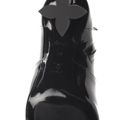 Louis Vuitton Patent Uniformes Silhouette Ankle Boots 36 Black 7 of 7