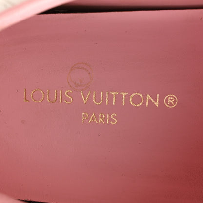 Louis Vuitton Time Out Bow Sneakers 37.5 White Pink 8 of 10