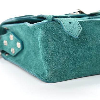 Proenza Schouler Suede PS1 Pouch Messenger Bag Malachite 10 of 11