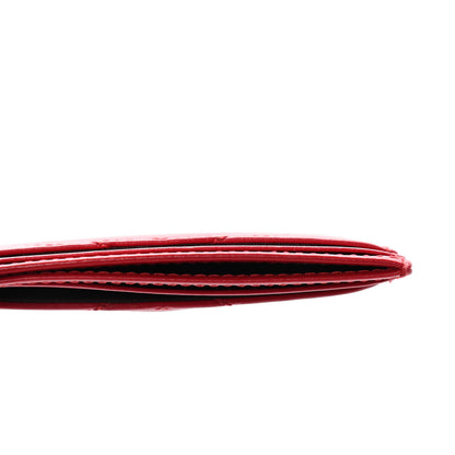 Gucci Calfskin Matelasse GG Marmont Card Holder Hibiscus Red 5 of 8