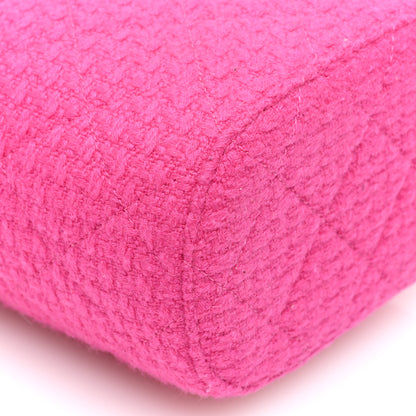 Chanel Tweed Quilted Small Vanity Case Fuchsia 9 of 10