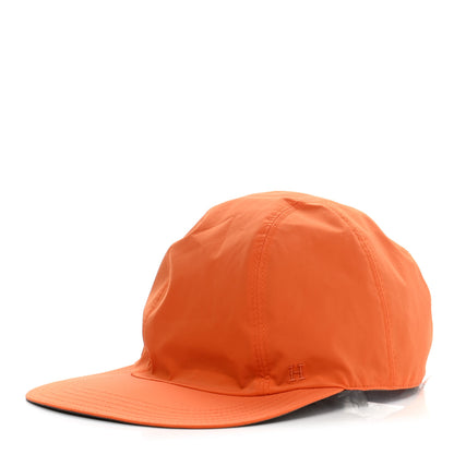 Hermes Nylon Reversible Roger Cap Orange 1 of 14