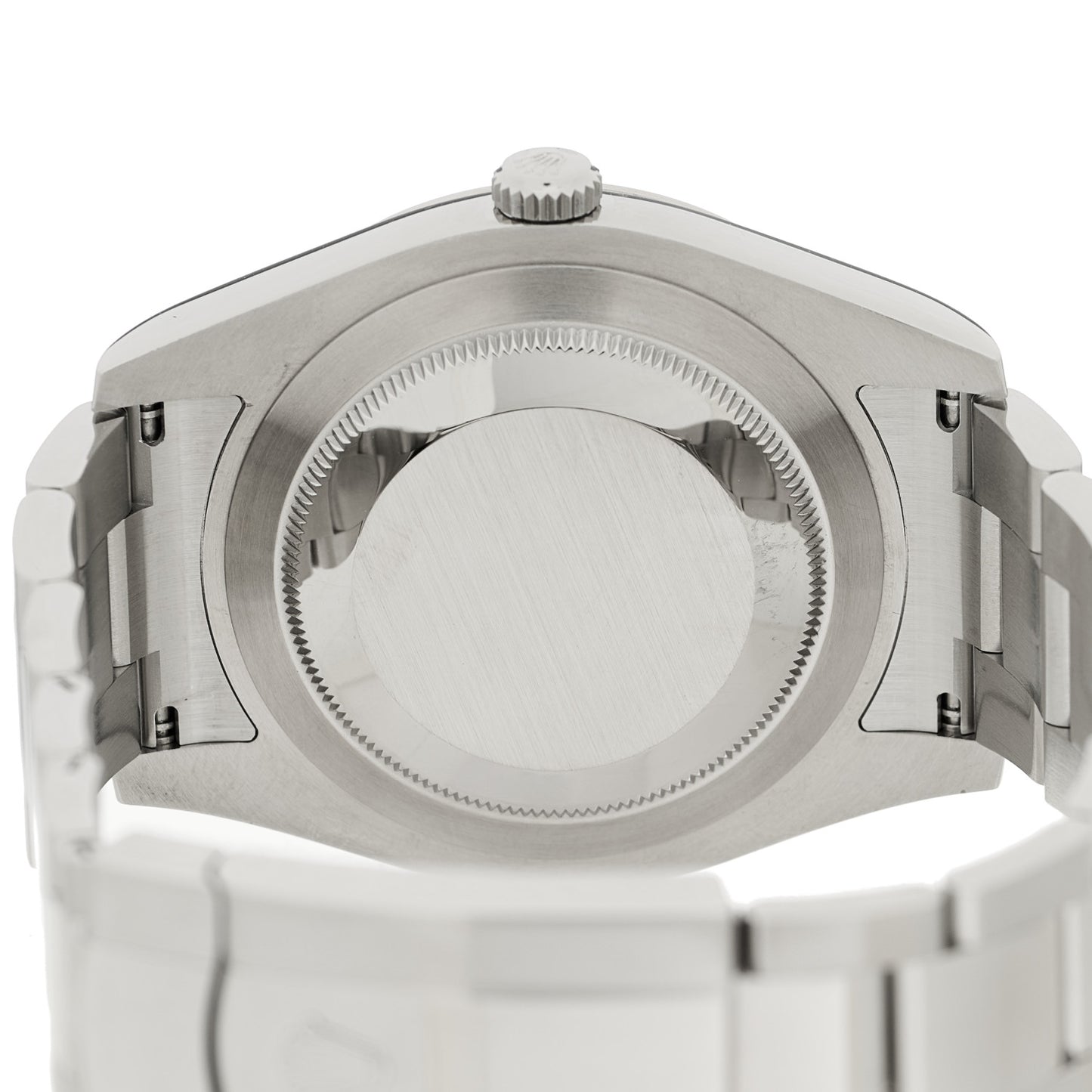Stainless Steel 18K White Gold 41mm Oyster Perpetual Datejust Watch Blue Roman 116334