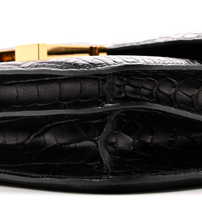 Hermes Matte Alligator Constance 18 Black 11 of 15
