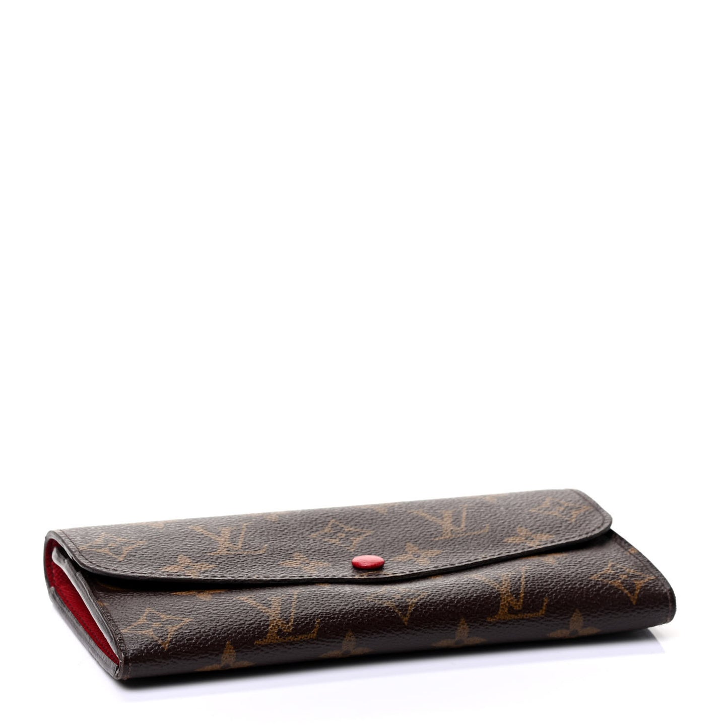 Monogram Emilie Wallet Red