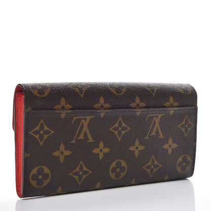 Louis Vuitton Monogram Sarah Wallet NM Coquelicot 3 of 7