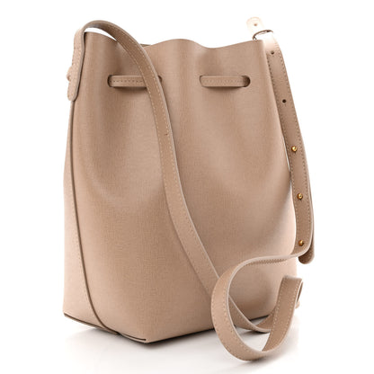 Mansur Gavriel Saffiano Mini Bucket Bag Elefante 3 of 10
